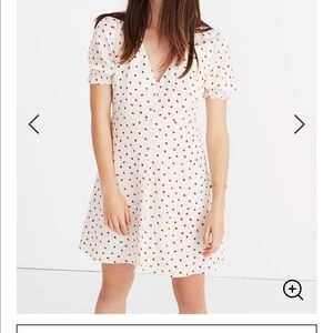 Madewell Silk Strawberry Dress